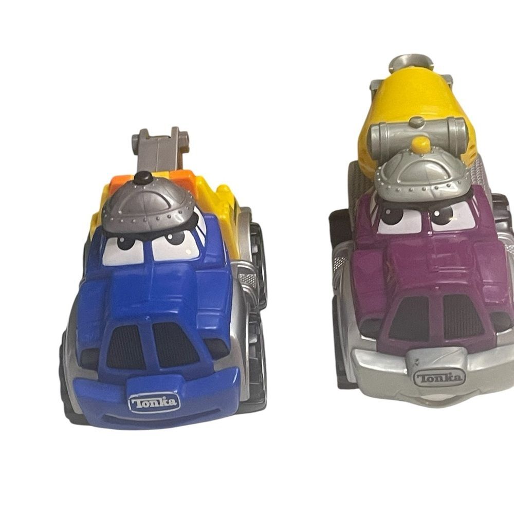 Vintage Tonka Little Chuck and Friends Set Of 2 Diecast Trucks Y2K! - Picture 7 of 12